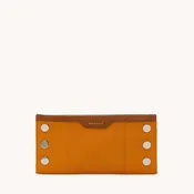 110 North Tailored Tangerine/Silver Wallet