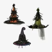 Feather Witch Hat