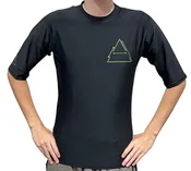 BJJ Black Compression Shirt - Pre-Printed Rash Guard with Design