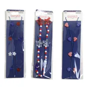 NECKLACE PATRIOTIC LIGHT UP 3AST/TCD