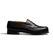 180 Loafer [Men Black & green & initial navy boxcalf]