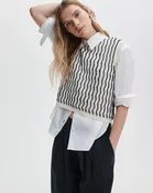 Leslie Striped Vest