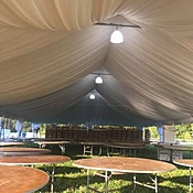 Century Pole Tent Liner: 40’x100′