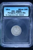 Paraguay AR 10 Centavos Pattern S788