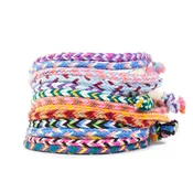 Create-a-Pattern Bracelets with Clay Clasp on Bold Weave