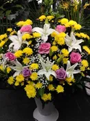 Funeral Floor Baskets 005 / BASKET#130PRWL-1