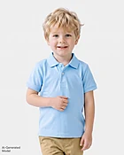 Baby And Toddler Boys Uniform Soft Pique Polo - Yellow