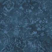 Fabric - Maywood Deep Blue Vintage Damask 108in Wide Back - QBD105M-B