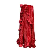 Cardinal Red Hide Throw Blanket
