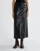 AGOLDE Hikson Skirt in Recycled Leather