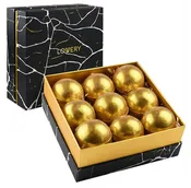 24K Gold Bath Bombs Gift Set - 9Pc Marble Spa Bubble Bombs