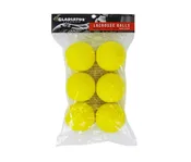 Gladiator Lacrosse® Pack Of 6 Official Lacrosse Balls – Yellow – Meets NOCSAE Standards, SEI Certified