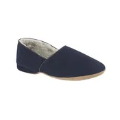 Shearling Slippers – Navy