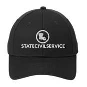 Black Embroidered Cap