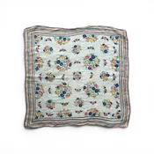 VINTAGE MINI SCARF POCKET SQUARE FLORAL — Stash Style