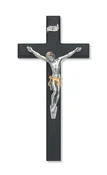 10" BLACK CRUCIFIX TUTONE CORPUS