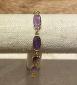 Amethyst Hex bracelet