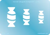 Tiered Shaped Template - Candy