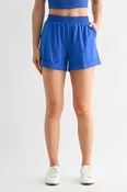 Athleisure Shorts With Cuffed Leg