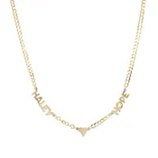 14K Gold Personalized Name Necklace