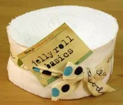 Bella Solids Jelly Roll White 9900JR-98