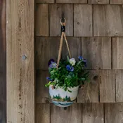 Round Hanging Planter