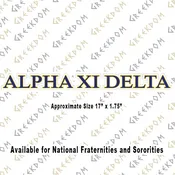 Greek Strip Decal