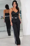 10245 Satin Cropped Vest Top with Straps