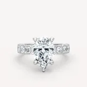 Asscher Bezel - Pear