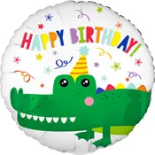 #107 Alligator Birthday Balloon — Sweet Pea Designs