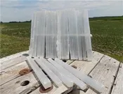 20 Selenite Sticks Wands, Gypsum Gemstone Crystal, Healing Reiki Charging,
