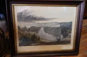 Vintage Aquatint of Niagara Falls - Table Rock View — Simply Rescued