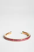 ADI HANDMADE | YELLOW GOLD AND RUBY BRACELET