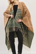 Desert Edge Fringe Ruana