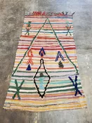 Vintage Moroccan Boucherouite Rug — GROW NURSERY