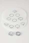 Assorted Cubic Zirconia Rings Set of 12