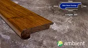 Caramel Antiqued 7mm Overlap Bamboo Stair Nose