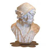 19th Century Alabaster Bust