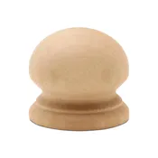 1-1/2” British Rounded Wood Knob