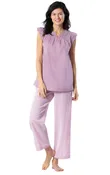 Addison Meadow Flutter Sleeve Capri Pajamas  - Final Sale