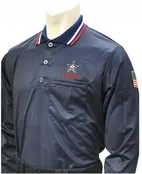 Alabama AHSAA Dye Sublimated Long Sleeve Navy Umpire Shirt