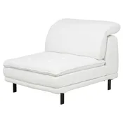 Belana White Armless Chair