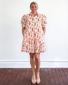 Ariana Botanical Print Mini Dress