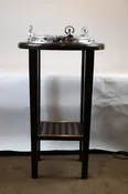 Aluminium Porthole Bistro Table