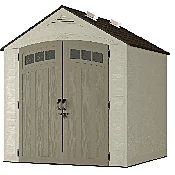 Vista 7 ft. W x 7 ft. D Plastic Shed