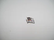 American Flag Red Blue Line Pin