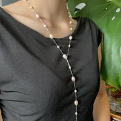 36" Dew Drop Pearl Strand