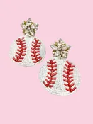 Baseball Earrings