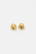 Bune Earrings in Brass