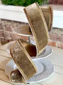 3" ANTIQUE VELVET- MINK -SOLD BY THE YARD